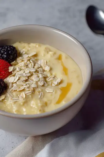 Creamy Oatmeal Custard