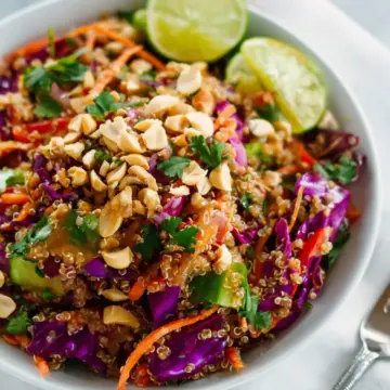 Crunchy Thai Peanut & Quinoa Salad