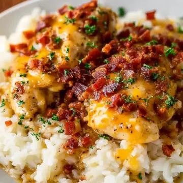 Smothered Chicken and Rice