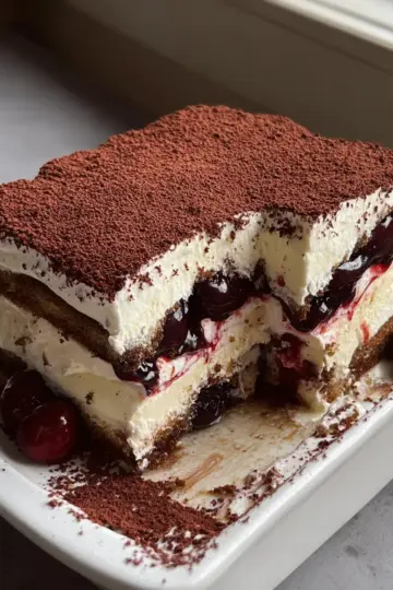 Black Forest Tiramisu