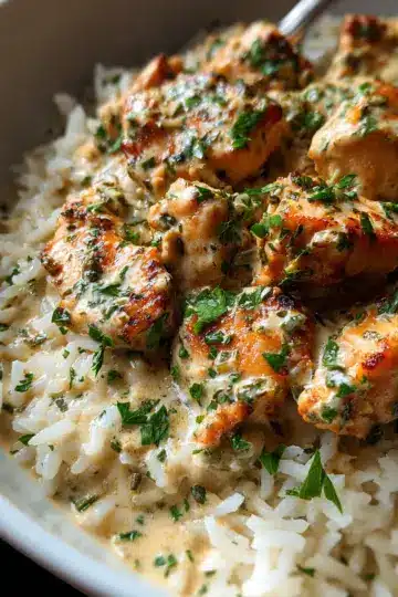 Creamy Herb Chicken & Basmati Rice