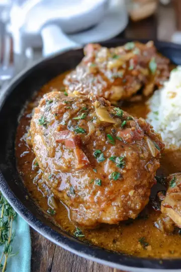 Southern Smothered Chicken
