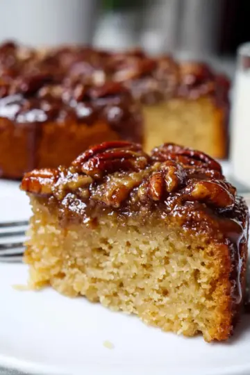 Pecan Upside Down Cake