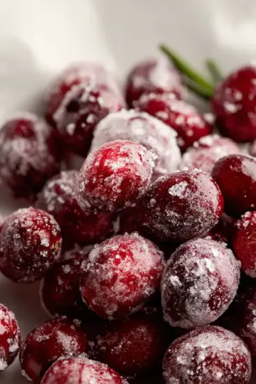 Viral Candied Cranberries – Sweet, Tart, and Perfectly Sparkly