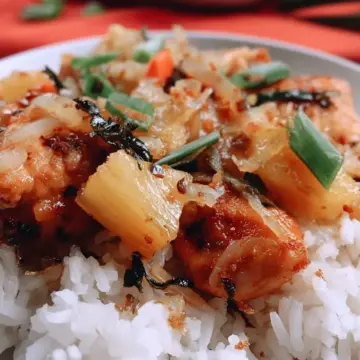 Chicken Pineapple and Rice