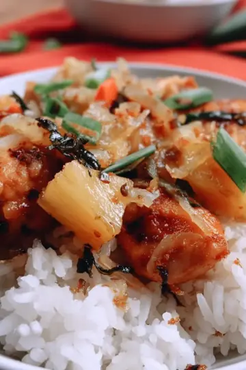 Chicken Pineapple and Rice