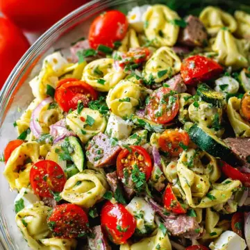 Italian Tortellini Pasta Salad