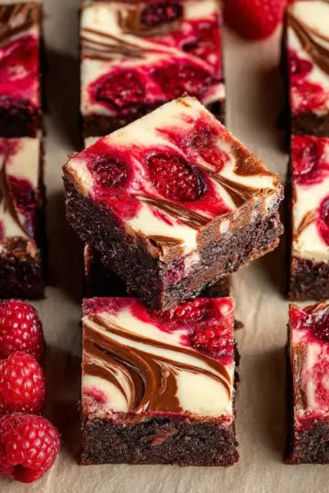 Raspberry Cheesecake Brownies