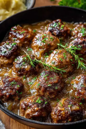 Salisbury Steak Meatballs