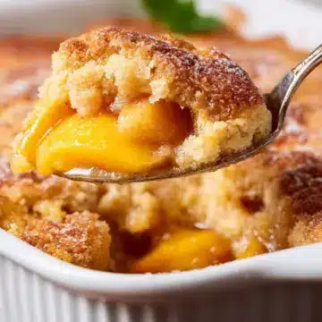 Brown Butter Peach Cobbler