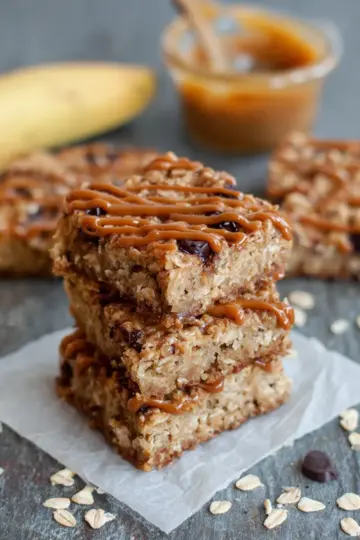 Easy Banana Oat Bars