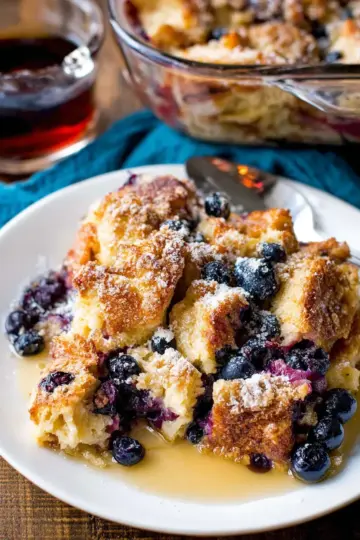 Blueberry French Toast Casserole