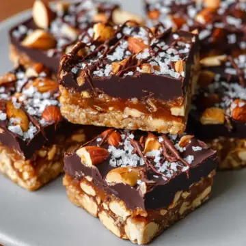 Dark Chocolate and Sea Salt Nut Bars