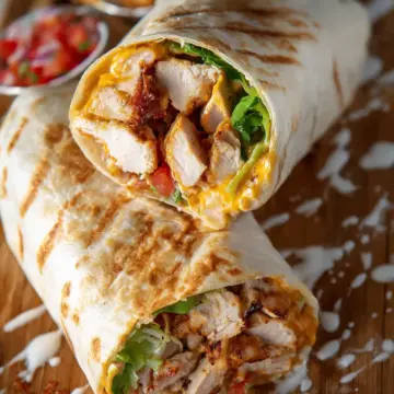 Chipotle Ranch Grilled Chicken Burrito