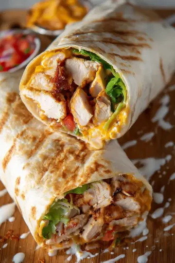 Chipotle Ranch Grilled Chicken Burrito