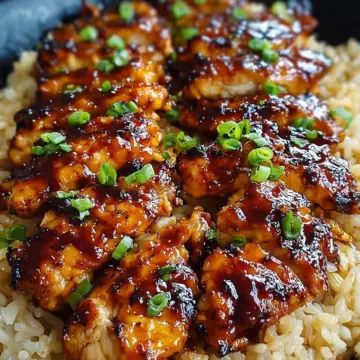 Honey BBQ Chicken Rice