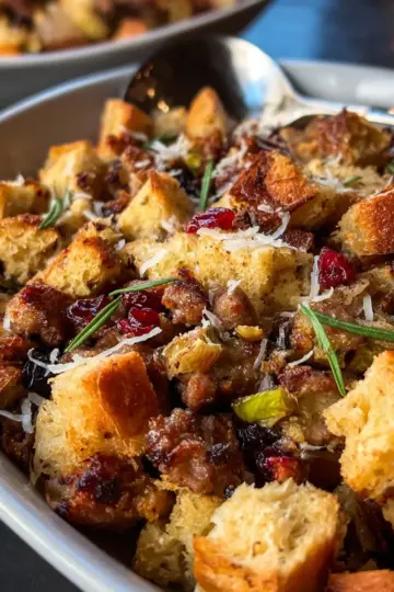 The Best Sheet Pan Stuffing for Thanksgiving: Sausage, Figs & Cranberries