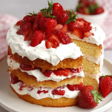 Strawberry Shortcake Cake