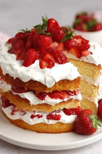 Strawberry Shortcake Cake