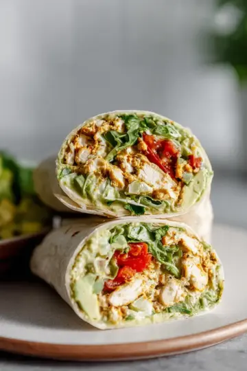 Avocado Chicken Wraps