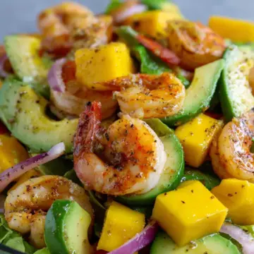 Grilled Shrimp Mango Avocado Salad