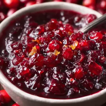 Grand Marnier Cranberry Sauce