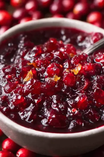 Grand Marnier Cranberry Sauce