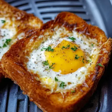 Air Fryer Egg Toast
