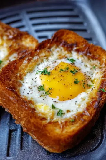 Air Fryer Egg Toast
