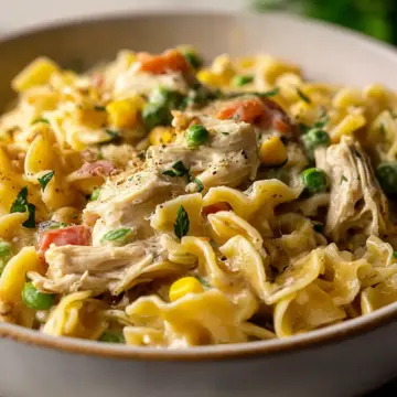 Chicken Pot Pie Pasta Recipe