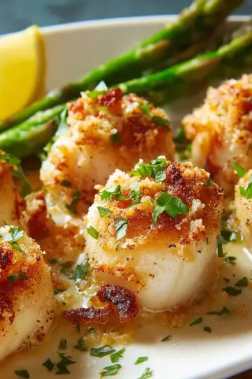 Awesome Baked Sea Scallops