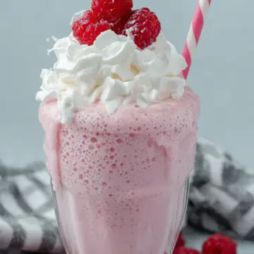 Best Ever Raspberry Milkshake
