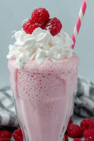 Best Ever Raspberry Milkshake
