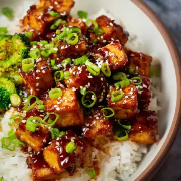 Honey Garlic Tofu