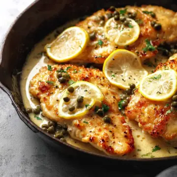 Creamy Lemon Chicken Piccata