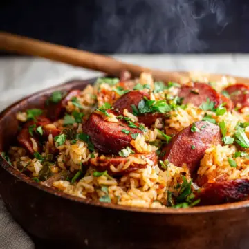 Smoked Sausage and Rice