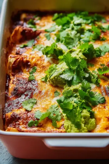 Bean and Cheese Enchiladas