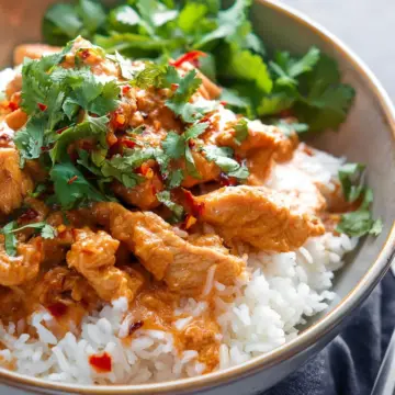 Coconut Chicken Rice Bowl