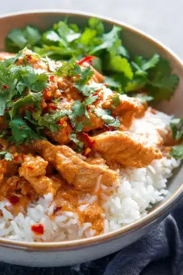 Coconut Chicken Rice Bowl