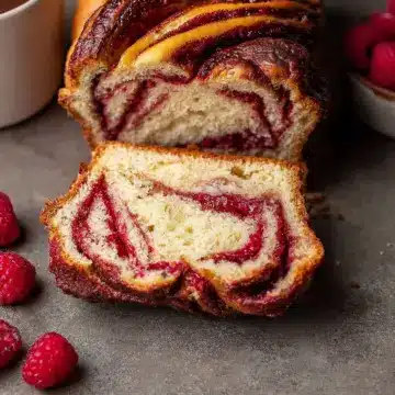 Raspberry Swirl Babka