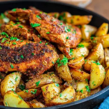 Garlic Butter Chicken and Potatoes