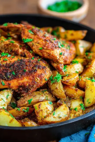 Garlic Butter Chicken and Potatoes