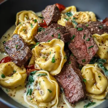 Garlic Steak Tortellini