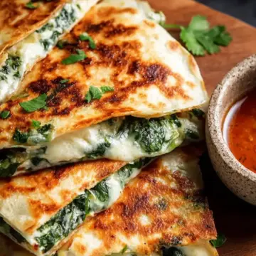 Spinach & Feta Quesadilla