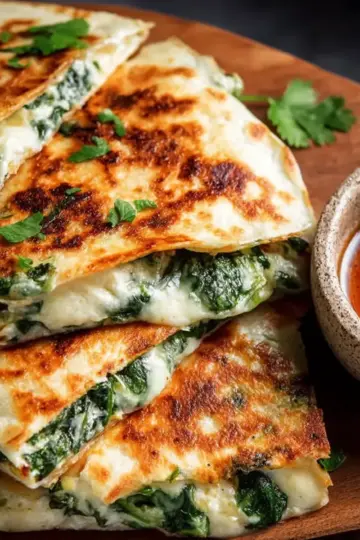 Spinach & Feta Quesadilla