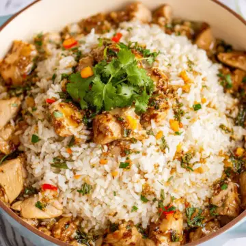 Sticky Coconut Rice with Chicken Recipe