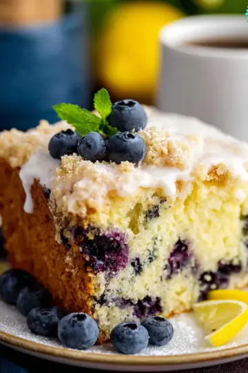 Lemon Blueberry Coffee Cake
