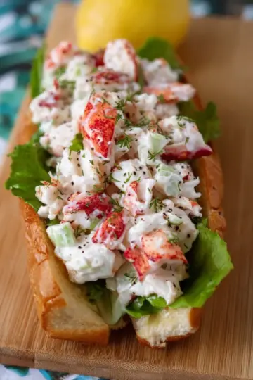 A Keto Lobster Roll but with Crab (because I couldn’t find lobster)