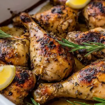 Lemon Rosemary Chicken Drumsticks