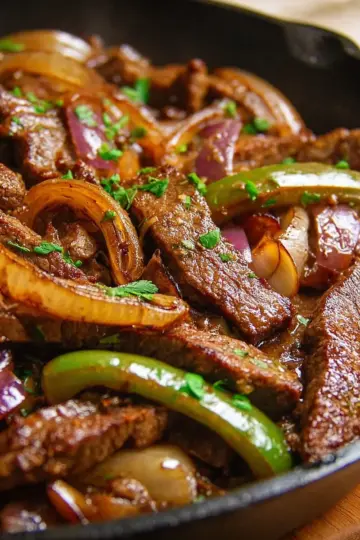Pepper Steak with Onions